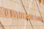 Inscription on the wall - O Sweet Virgin Mary!
