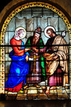 This depicts the scene of Joseph and Mary''s wedding