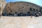 This is the men's area on the Western Wall, on the left is the Wilson's Arch.