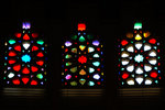 windows with stained glasses
