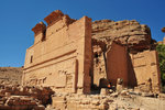 Qasr al-Bint, one of the most important temples in Petra, and also one of the not so many buildings that are still standing.