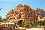 The Nabatean Tent Restaurant offers a good view and food for those starving inside the ancient city