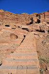 Climbing up to the Urn Tomb