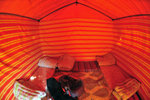 Inside of my tent, it can sleep 5