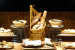 They were all buffets, this is the bread station