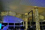 Azzurro restaurant at night