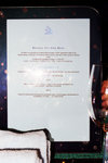 5th night dinner - Chinese menu