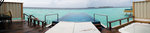 Panoramic view of the ocean-facing side of our villa