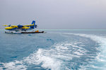 The seaplane will continue the journey to the next island