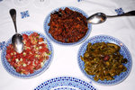 Dinner at hotel (Ksar de Fes), home cooked meal - Nice appetizers!