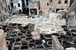 Today is not my day, they are cleaning up the tanneries, usually they dye for a few days, then clean for a few days