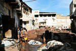 At the ground level of the tanneries
