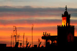 Djemaa El-Fna at sunset