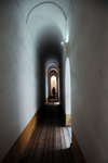 A very narrow corridor
