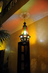 Light deco in the courtyard