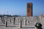 The tower was originally planned as a 60m minaret but was abandoned at 44m. It has the same design as the Giralda in Seville and Koutoubia in Marrakesh