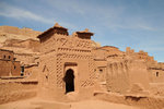The courtyard of one of the dwellings inside the Kasbah