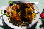 Sphagetti Bolognaise (with yellow sauce) 55Dr