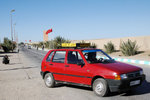 The Petit Taxi was red in Rissani