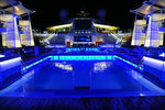 The pool at night