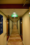A typical corridor where the cabins are located