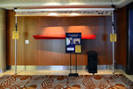 During formal nights they set up these protrait spots for taking photos for the guests (who usually dress up then)