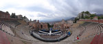 Panoramic view of the theatre and supposedly Mt. Etna (well, you can see it when the weather is good)