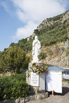 The statute of Virgin Mary can be found now and there in Italy