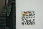 Beautiful hand-painted sign. Just wonder if the B&B is as nice...