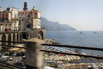 Approaching the town of Amalfi