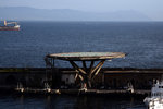 The helipad near the cruise terminal in Naples