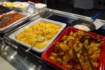 scramble eggs and potatoes