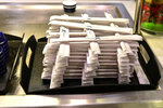 Guess what they were? right! chopsticks!! What for??... yes we had sushi every night!