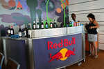 The red bull counter will open up during the port days if people decide to buy drinks for excursions
