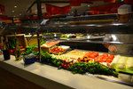Salad bar, made from fresh ingredients on the fly