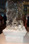 All the ice sculptures were craved by the masters on board the ship!