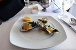 7/9, 2nd formal dining night - Oysters Rockefeller Hollandaise Gratineed with Spinach Bechamel