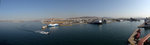 The Greek port of Piraeus. This is the nearest port to Athens, the capital of Greece