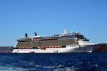 Celebrity anchored in Santorini