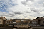 View from the St. Peter's Basilica of Piazza San Pietro
