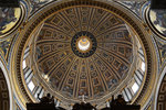 Michelangelo's dome soared 119m above the high altar, was not completed in his lifetime. You can take a lift up there.