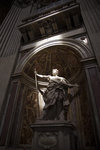 Saint Longinus holding the spear that pierced the side of Jesus, by Bernini