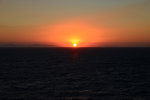 4/9 sunset - leaving Rhodes, heading towards Santorini