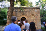 People were queueing up to pay homage to the House of the Virgin Mary
