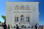 Hotel Atlantis, one of the oldest hotel found on the cliff of Fira