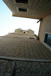 View of the turrents from below