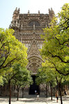 Exit of the Cathedral leading to Patio de los Naranjos (Orange trees courtyard)