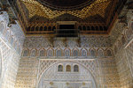 Beautiful decorations of the walls and the ceilings inside one of the Salons
