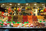Fresh fruit & Juices at EUR1 each. Mercat de Sant Josep