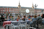 Open restaurant in Plaza Mayor, Madrid